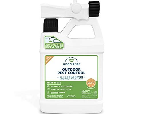 Wondercide - EcoTreat Ready-to-Use Outdoor Pest Control Spray with Natural Essential Oils - Mosquito, Ant, Insect Repellent, Treatment, and Killer - Plant-Based - Safe for Pets, Plants, Kids - 32 oz