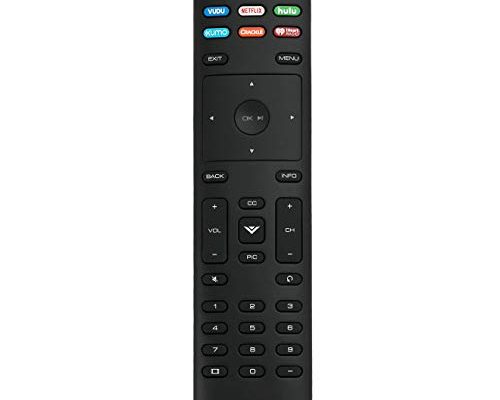 XRT136 Replace Remote Control fit for VIZIO Smart LED TV E55-E1 E55-E2 E32-D1 E43-E2 E65-D1 E48-D0 E48U-D0 E49U-D1 E50-D1 E50-E1 E50-E3 M60-D1 M65-D0 M65-E0 M70-D3 M70-E3 M75-E1 P75-E1 M55-E0 M55-D0