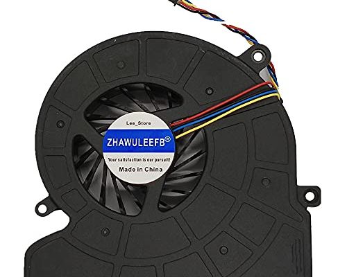 ZHAWULEEFB Replacement New CPU Cooling Fan for HP PRO ONE 400 G1 AIO Touch HP Pavilion 21H 21-H116 21-H013W AIO 23H 23G 23-g013w 23-P129 23-G152CN BASB1120R2U 739391-001 6033B0035501 DC 12V 1.0A P500