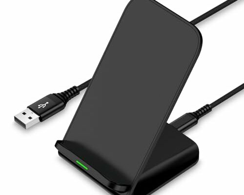 15W Samsung Wireless Charger Fast Charging Stand for Samsung Galaxy S24 S23 Ultra S22 Plus S21 S20 S10 S9 S8 Note20, Fast Wireless Charging Station for iPhone 15 14 13 12 11,Google Pixel 8 Pro 7a 7 6