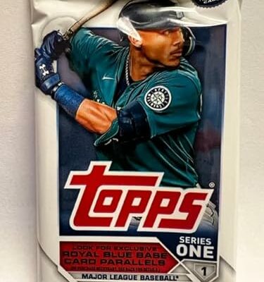 2023 Topps Series 1 Baseball Blaster Box Value Pack - 1 Pack - 14 Trading Cards Inside - Look for Exclusive Commemorative Team Logo Patch Cards