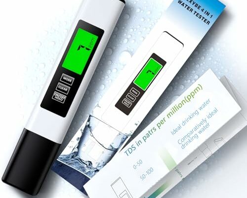 2024 All-New 4 in 1 Tds Meter Digital Water Tester - Accurate and Reliable Turbidity Meters Testing TDS EC & TEMP(°C,°F) - 0-9990ppm - Professional Testing for Drinking Water, RO/DI System, etc.