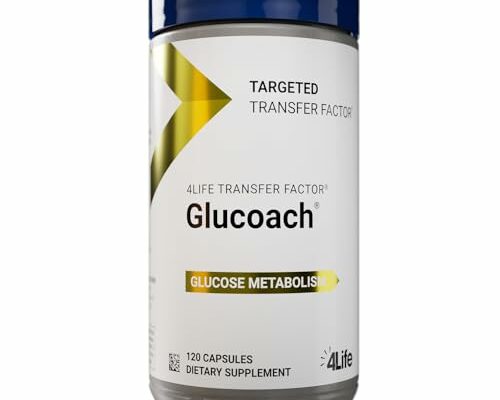 4Life Transfer Factor GluCoach - Targeted Healthy Hormone Balance, Endocrine, and Metabolic System Support - Dietary Supplement Supports Healthy Metabolism - 120 Capsules