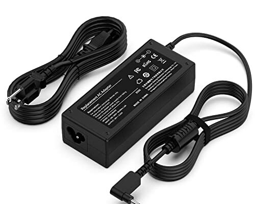 65W 19V 3.42A Laptop Charger for Acer ChromeBook R11 11 13 14 15 C720, C720P, CB3, CB3-111, N15Q8, N15Q9, N15Q10; Aspire One Cloudbook 11 14 AO1-131-C7DW, AO1-131-C9PM Power Supply Cord