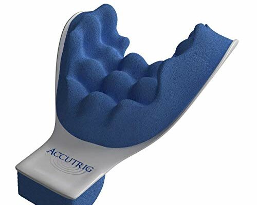 Accutrig TMJ Relief Pillow Best Neck and Shoulder Muscle Relaxer Traction Device for Pain Relief Management and Cervical Spine Alignment