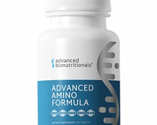 Advanced Bionutritionals – Advanced Amino Formula Tablets, Amino Acid Supplement, Build Muscle, Post Workout Recovery, Energy, Stamina, Non-GMO, Gluten Free, Dairy Free, Vegan (150 Tablets)