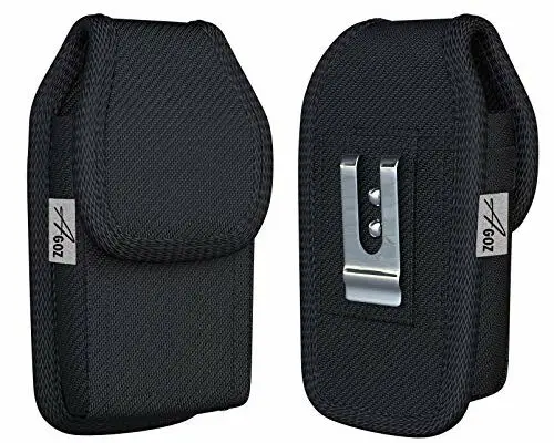 Agoz Carrying Case for ZTE Z2, ZTE Blade A3 Prime, ZTE Visible R2, ZTE Maven 3 Z835, Maven 2 Z831,Overture 3 Z851M, Overture 2 Z813, RUGGED Vertical Holster Pouch Cover with Metal Clip Belt Loops