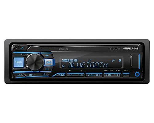 Alpine UTE-73BT Mech-less Digital Media Receiver with Bluetooth® Wireless Technology