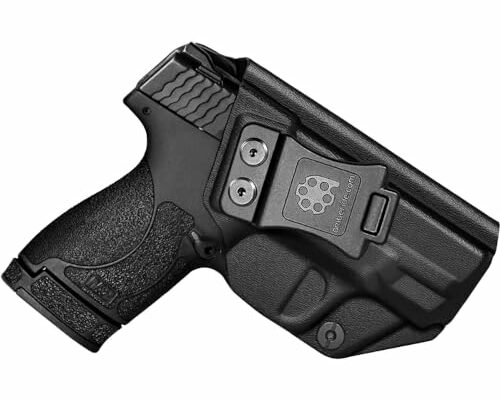 Amberide IWB KYDEX Holster Fit: Smith & Wesson M&P Shield Plus / M2.0 / M1.0-9mm/.40 S&W - 3.1" Barrel Pistol | Inside Waistband | Adjustable Cant | US KYDEX Made