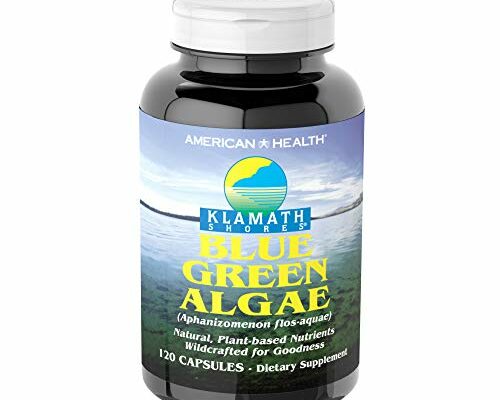 American Health Klamath Shores Blue Green Algae - 120 Capsules - Fresh Water Phytonutrient-Rich Algae Superfood Supplement - 120 Total Servings