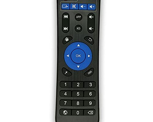 Amiroko Remote Control Replacement Compatible with Android TV Box T95, T95 MAX, T95Z Plus, T95K T95V T95U T95W Pro, T95 X2, Qbox, Q Plus, X96, H96, MX1, MX10, T9, TX3, TX6, H50, X88, HK1 Android Box