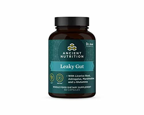 Ancient Nutrition Gut Health Supplement Leaky Gut Capsules, 60ctFormulated with Licorice Root, Astragalus, Marshmallow, and L-Glutamine, Gluten Free, Paleo and Keto Friendly, 60 Ct