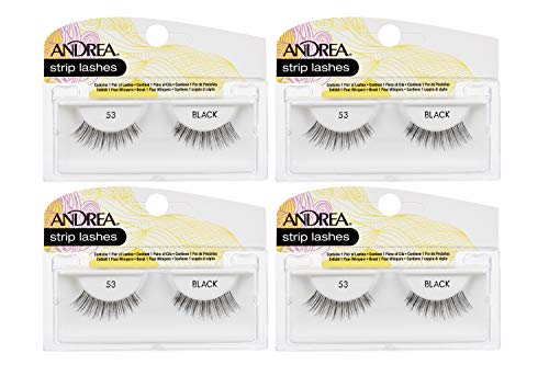 Andrea False Lashes Style 53 - Black 4 pairs