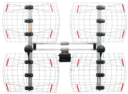 Antennas Direct 8-Element Bowtie UHF Outdoor HDTV Antenna, Multi-Directional, 70+ Mile Range, 4K 8K UHD NEXTGEN TV – w/All-Weather Mounting Hardware