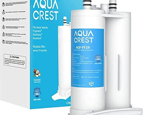 AQUA CREST Refrigerator Water Filter Replacement for WF2CB®, PureSource2®, FC100, NGFC 2000, 9916, 469916, 469911, EWF2CBPA®