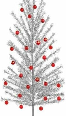 ARC-POWER for 7' Silver Reproduction Mid Century Modern Aluminum Christmas Tree