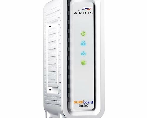 ARRIS (SB8200) - Cable Modem - Fast DOCSIS 3.1 , Approved for Comcast Xfinity, Cox, Charter Spectrum, & more | 1 Gbps Max Internet Speed, 4 OFDM Channels