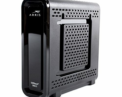 ARRIS SURFboard SB6121 4x4 DOCSIS 3.0 Cable Modem (Renewed)-Black