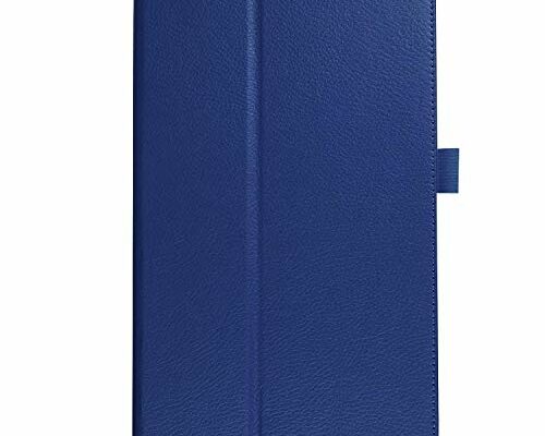 Asng for LG G Pad 7.0 Case - Slim Folding Cover with Auto Wake/Sleep for LG G Pad 7.0 Inch Tablet (V400/V410 (LTE)/VK410/UK410/LK430) (Drak Blue)