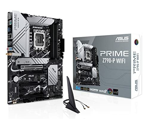 ASUS Z790-P ATX Motherboard with WiFi 6, PCIe 5.0, DDR5, 14+1 Power Stages, 3X M.2, Thunderbolt 4, 2.5Gb LAN