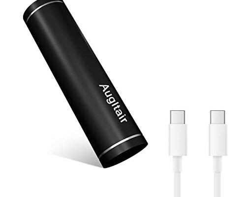 Augltair USB C Portable Charger 5000mAh Compact Power Bank Compatible with Samsung Galaxy Z Flip3,S21,S20,S10,S9,S8,Note 21/20/10/9/8,Moto Z3/2,LG V35/G8/7,Google Pixel 6 Pro/4