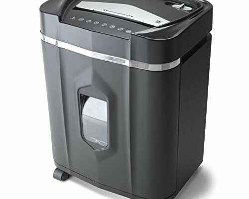 Aurora AU1210MA Professional Grade High Security 12-Sheet Micro-Cut Paper/CD and Credit Card/ 60 Minutes Continuous Run Time Shredder