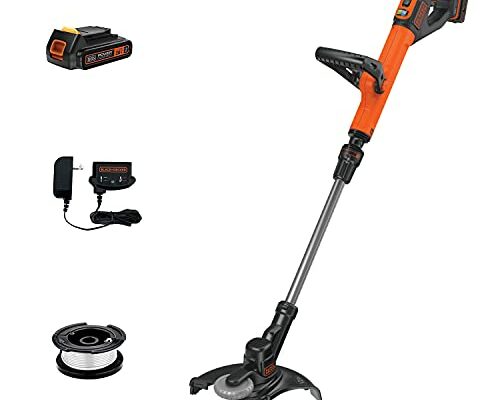 BLACK+DECKER 20V MAX* String Trimmer / Edger, 12-Inch (LSTE525)