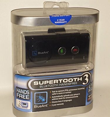 BlueAnt Supertooth 3 Bluetooth Hands-Free Speakerphone (Black)