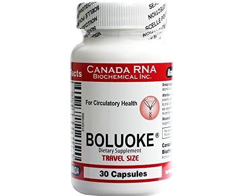 Boluoke Canada RNA (Lumbrokinase) for Circulatory Health, 30 caps