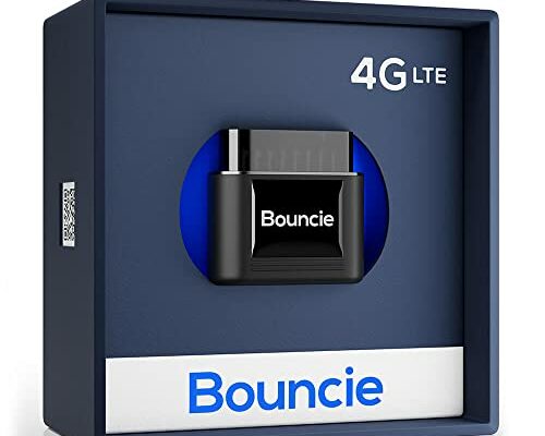 Bouncie GPS Car Tracker [4G LTE], Vehicle Location, Route History, Speed Monitoring, Accident Notification, GeoFence, No Activation Fees, Cancel Anytime, Family or Fleets