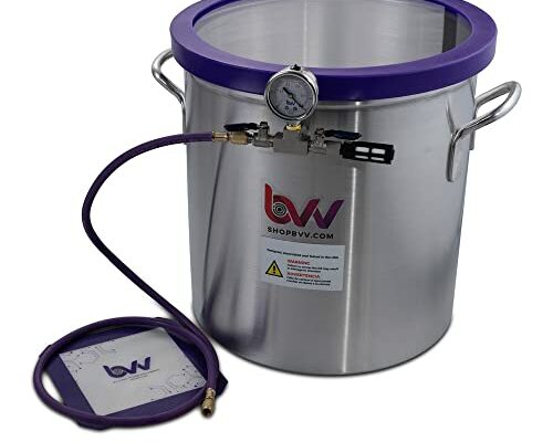 BVV Best Value Vacs 10 Gallon Aluminum Side Mount Vacuum Chamber