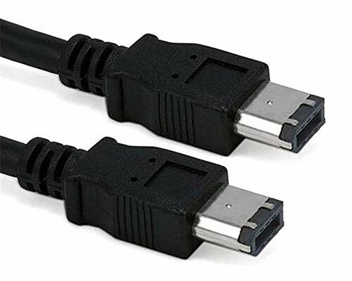 Cable Builders Firewire 400 Cable 6 Pin to 6 Pin [6FT] IEEE 1394