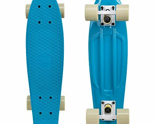 Cal 7 22.5" Complete Mini Cruiser Plastic Skateboard (Oceanic)