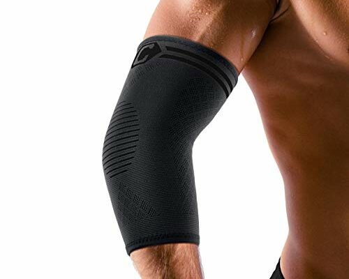 CAMBIVO 2 Pack Elbow Brace for Tendonitis, Tennis Elbow Compression Support Sleeve for Golfers Elbow Pain Relief, Arthritis, Bursitis, Workout, Weightlifting