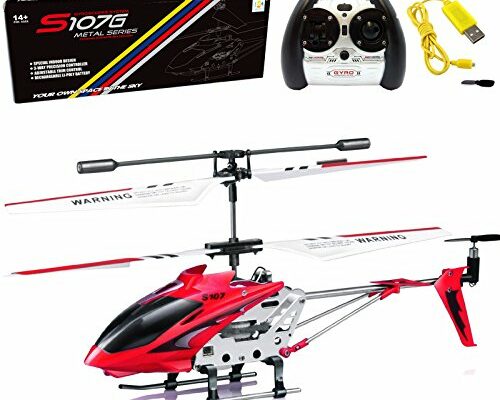 Cheerwing S107/S107G Phantom 3CH 3.5 Channel Mini RC Helicopter with Gyro Crimson