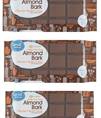 Chocolate Almond Bark, 24 ounce (Pack of 3)