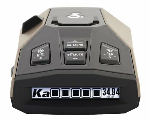 Cobra RAD 450 Laser Radar Detector: Long Range, False Alert Filter, Voice Alert & OLED Display, Black, RAD450