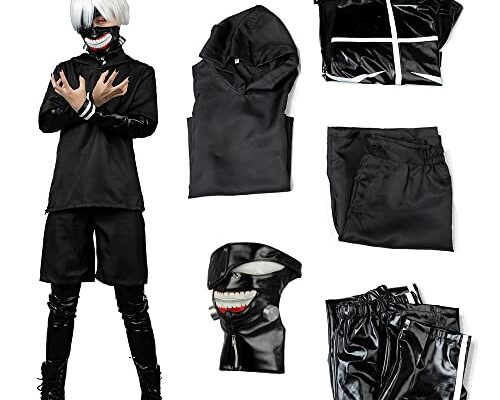 Cosfun Japan Anime Cosplay Costumes Full Set with Mask for Halloween mp005087 (Small)