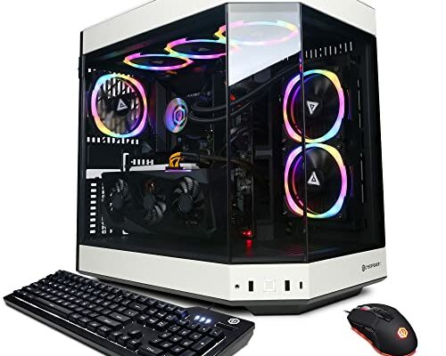 CyberPowerPC Gamer Xtreme VR Gaming PC, Intel Core i9-13900KF 3.0GHz, GeForce RTX 4070 12GB, 16GB DDR5, 1TB NVMe SSD, Wi-Fi Ready & Windows 11 Home (GXiVR8080A36)