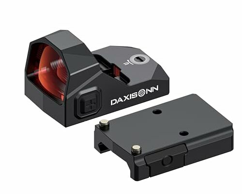 DAXISONN Micro Red Dot Sight RMR Pistol Cut Footprint 3 MOA Mini Shake Awake Auto Off Handgun Glock Red Dot Optics Reflex Sight