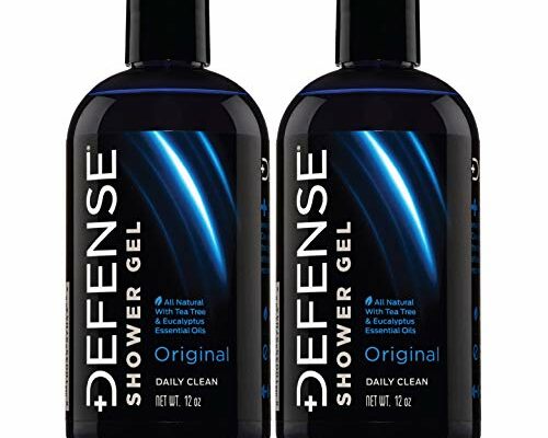 Defense Soap Organic Tea Tree Body Wash, 12 oz, Pack of 2 - Moisturizing, Unisex, Skin Cleaning Agent, Gel Form