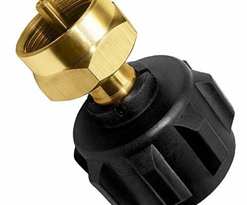 DOZYANT Propane Refill Adapter, LP Gas Cylinder Tank Coupler - Fits QCC1 / Type1 Propane Tank and 1 lb Throwaway Disposable Cylinder Propane Bottle Connector