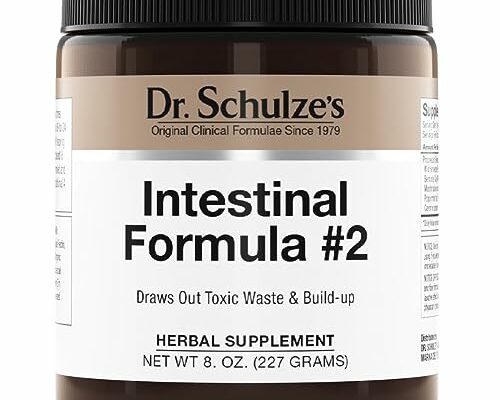 Dr. Schulze's | Intestinal Formula #2 | Herbal Colon Cleanse Formula | 8 Oz. Jar