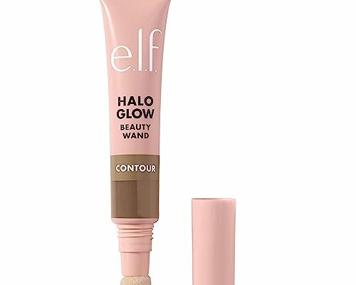 e.l.f. Halo Glow Contour Beauty Wand, Liquid Contour Wand For A Naturally Sculpted Look, Buildable Formula, Vegan & Cruelty-free, Fair/Light