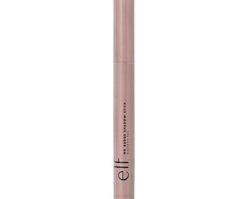 e.l.f. No Budge Shadow Stick, Longwear, Smudge-Proof Eyeshadow, Twist-up Design & Built-in Sharpener, Vegan & Cruelty-Free, Magnetic Pull, 0.05 oz