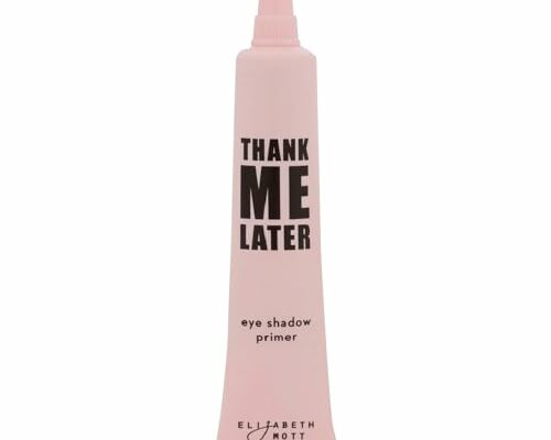 Elizabeth Mott - Thank Me Later Eye Primer for Long-Lasting Power Grip Makeup, Shine & Oil Control, Pore Minimizer, Hides Wrinkles & Fine Lines, Prevent Creasing for All-Day Eye Makeup Wear-10g