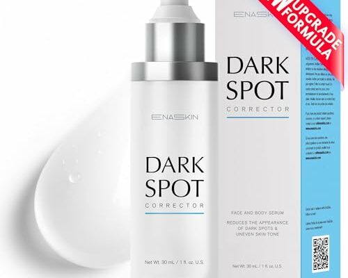 EnaSkin Dark Spot Remover Face & Body Serum: Age Spot Sun Spot Freckles Melasma Brown Spot - Advanced Formula with Niacinamide for Women and Men (1.0 Fl Oz)