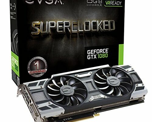 EVGA GeForce GTX 1080 SC GAMING ACX 3.0, 8GB GDDR5X, LED, DX12 OSD Support (PXOC) Graphics Card 08G-P4-6183-KR (Renewed)