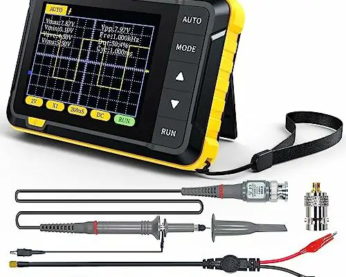 FNIRSI DSO152 Oscilloscope - 2.8" TFT Handheld Digital Oscilloscope Kit Portable Automotive Oscilloscope, 2.5MS/s High Sampling Rate, 200KHz Bandwidth, Trigger Function Auto/Nomal/Single