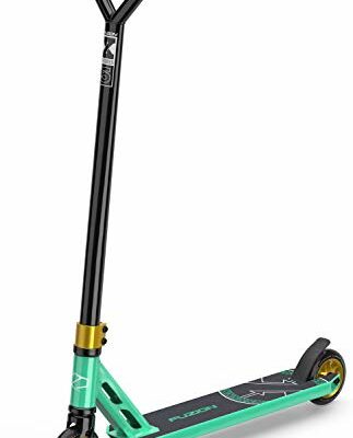 Fuzion X-5 Pro Scooter - Trick Scooter for Kids 8 Years and Up - Pro Scooters for Teens - Best Stunt Scooter for BMX Scooter Tricks (Teal Green)